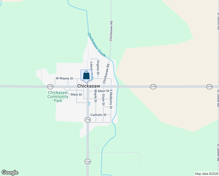 map of restaurants, bars, coffee shops, grocery stores, and more near 71 East Franklin Street in Celina