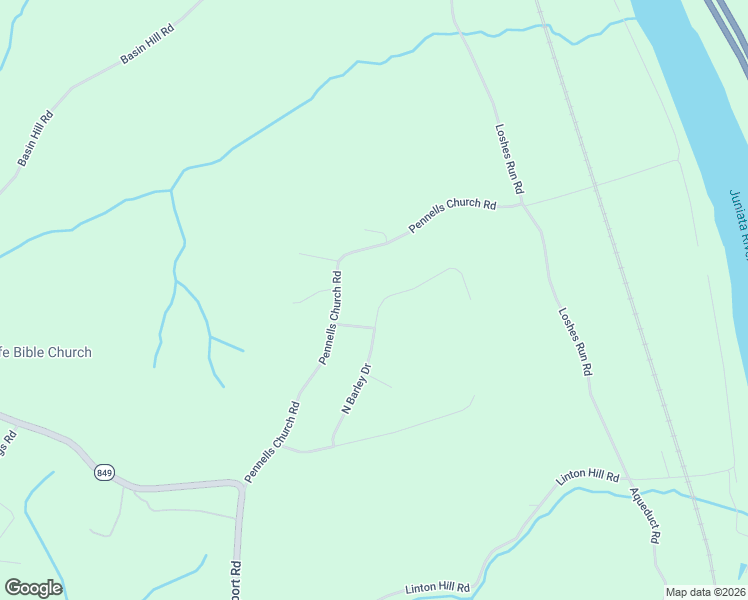 map of restaurants, bars, coffee shops, grocery stores, and more near 310 North Barley Drive in Duncannon