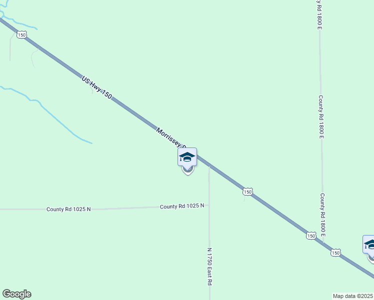 map of restaurants, bars, coffee shops, grocery stores, and more near 2364 Morrissey Drive in Bloomington