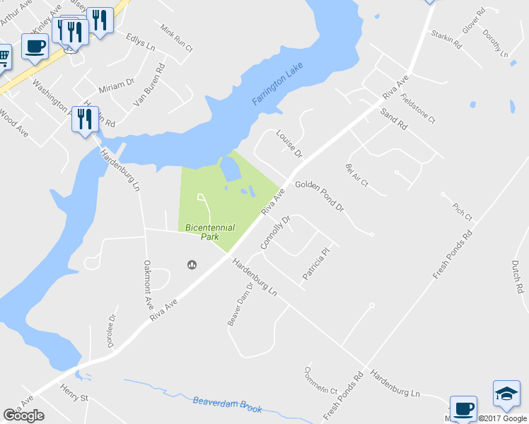 map of restaurants, bars, coffee shops, grocery stores, and more near 2 Ann Terrace in Milltown