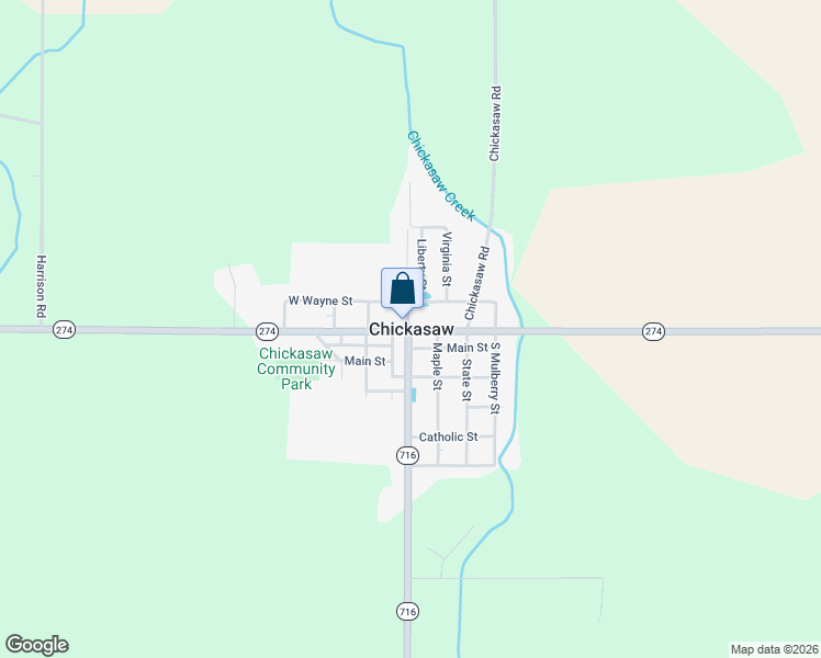 map of restaurants, bars, coffee shops, grocery stores, and more near 34 Center Street in Celina