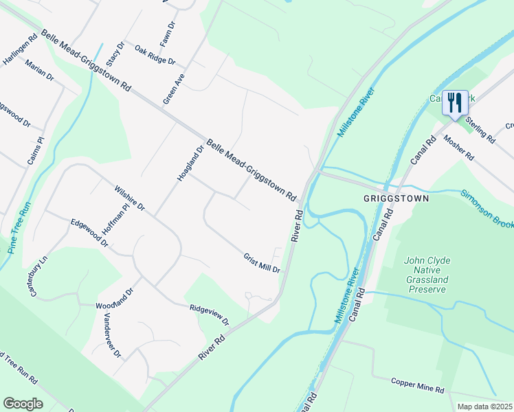 map of restaurants, bars, coffee shops, grocery stores, and more near 52 Van Doren Way in Montgomery