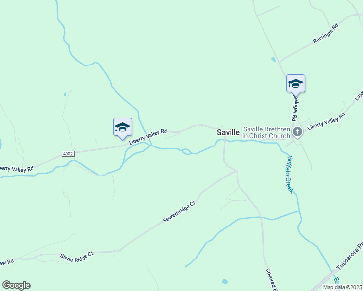 map of restaurants, bars, coffee shops, grocery stores, and more near 2639 Liberty Valley Road in Ickesburg