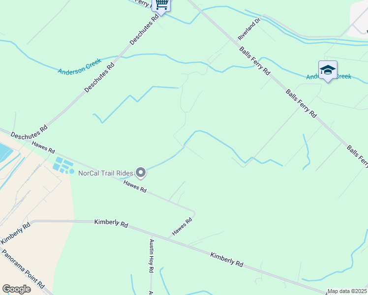 map of restaurants, bars, coffee shops, grocery stores, and more near 5220 Hopson Road in Anderson