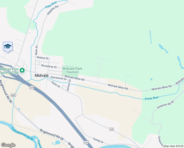 map of restaurants, bars, coffee shops, grocery stores, and more near 4863 Cougar Dr in Dennison