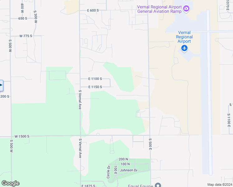 map of restaurants, bars, coffee shops, grocery stores, and more near 267 1220 South Street in Vernal