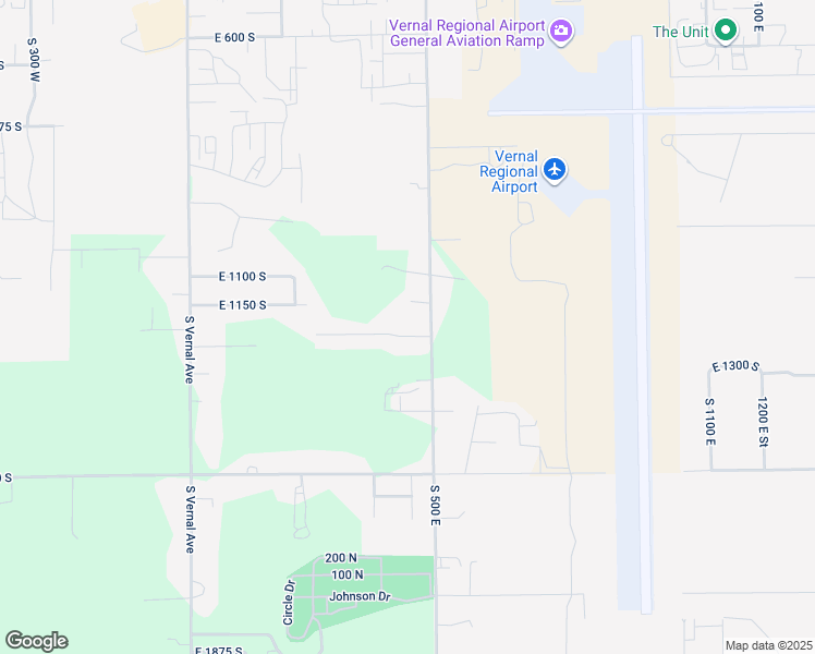 map of restaurants, bars, coffee shops, grocery stores, and more near 449 1220 South Street in Vernal