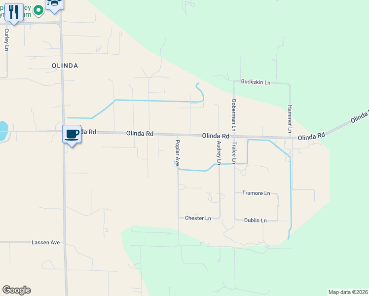 map of restaurants, bars, coffee shops, grocery stores, and more near 5221 Poplar Avenue in Anderson