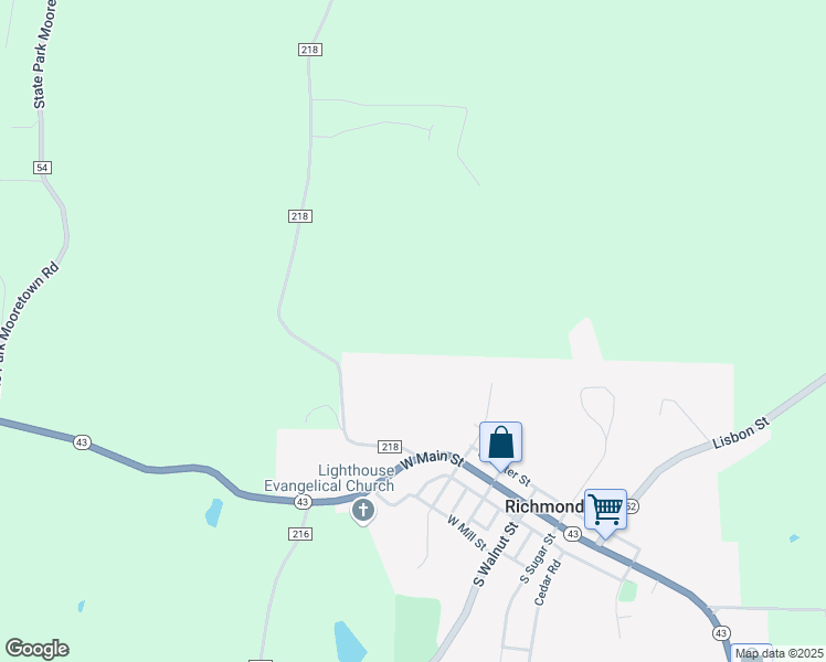 map of restaurants, bars, coffee shops, grocery stores, and more near in Richmond