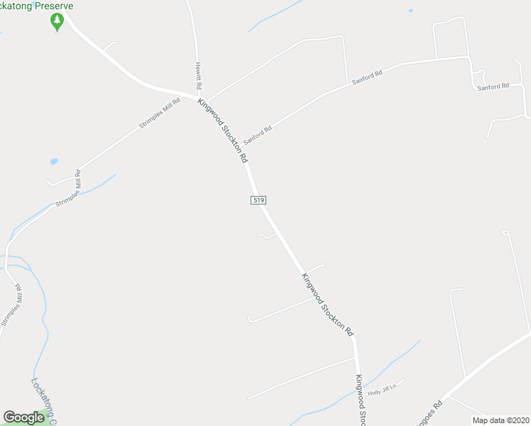 map of restaurants, bars, coffee shops, grocery stores, and more near 184 Kingwood Stockton Road in Stockton