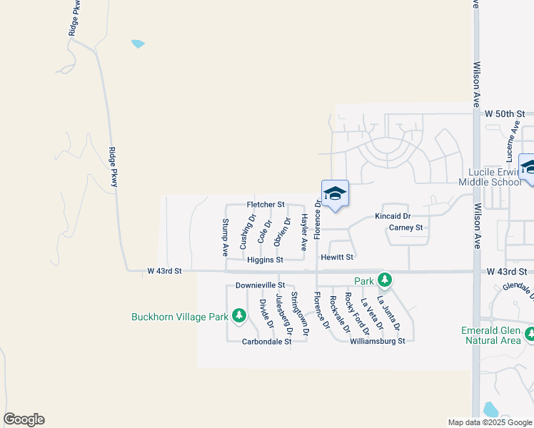 map of restaurants, bars, coffee shops, grocery stores, and more near 4511 Obrien Drive in Loveland