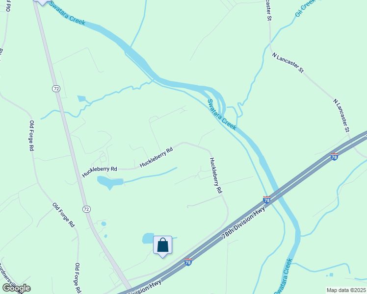 map of restaurants, bars, coffee shops, grocery stores, and more near 99 Huckleberry Road in Jonestown
