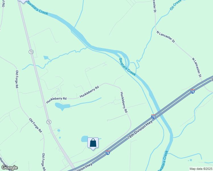 map of restaurants, bars, coffee shops, grocery stores, and more near 99 Huckleberry Road in Jonestown