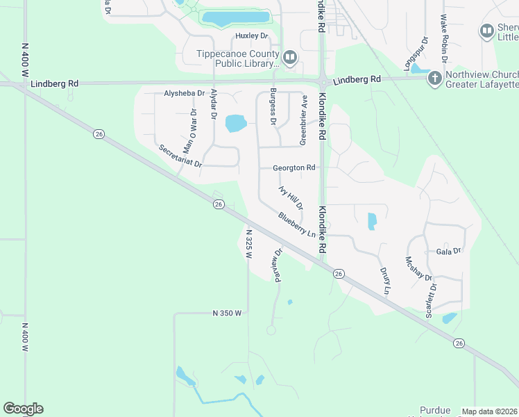 map of restaurants, bars, coffee shops, grocery stores, and more near 188 Blueberry Ln in West Lafayette