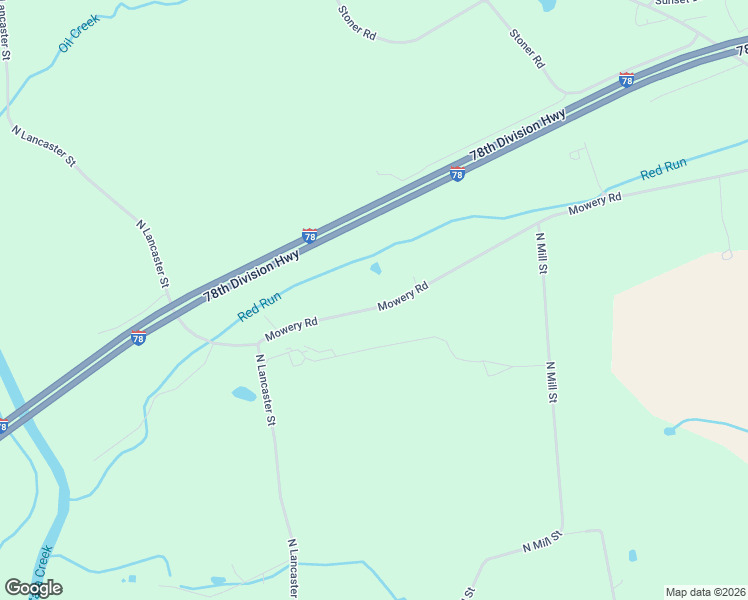 map of restaurants, bars, coffee shops, grocery stores, and more near 63 Mowery Road in Jonestown