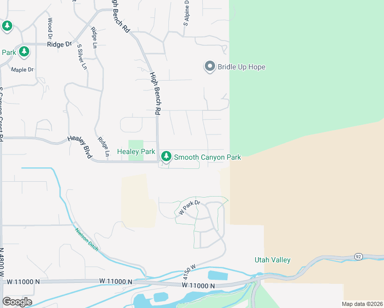 map of restaurants, bars, coffee shops, grocery stores, and more near 1138 Round Mountain Drive in Alpine