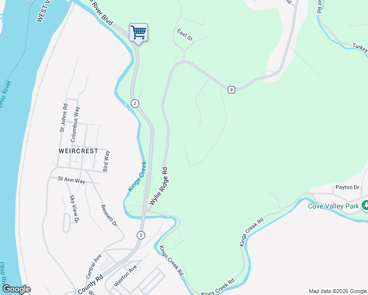 map of restaurants, bars, coffee shops, grocery stores, and more near 398 Fox Run Rd in New Cumberland