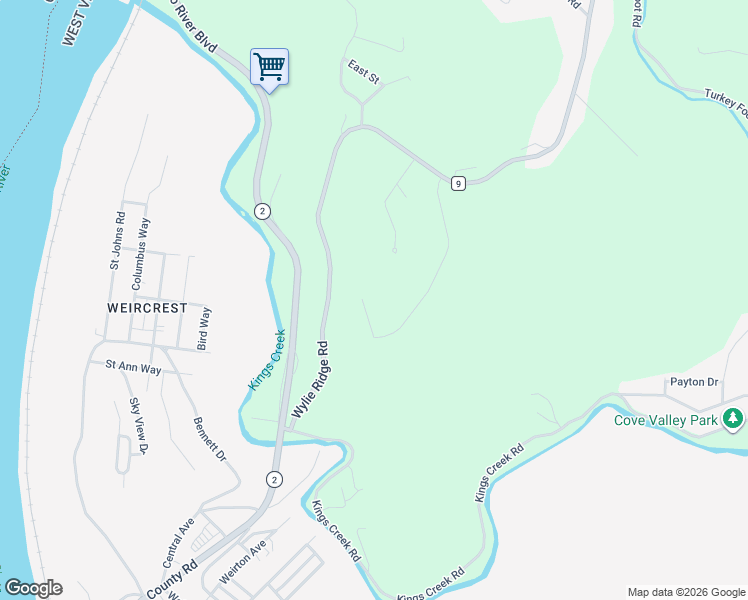 map of restaurants, bars, coffee shops, grocery stores, and more near 182-398 Fox Run Rd in New Cumberland