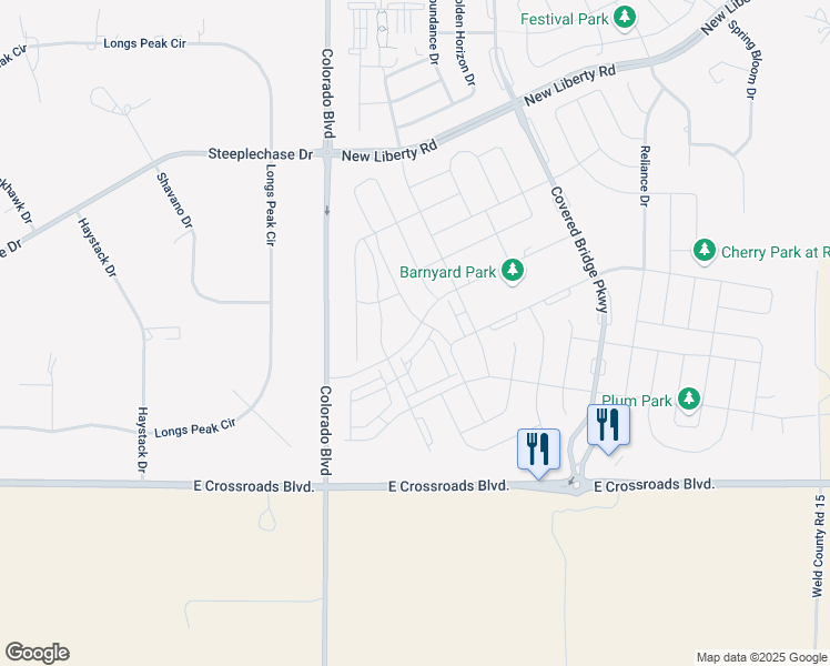 map of restaurants, bars, coffee shops, grocery stores, and more near County Highway 13 in Windsor