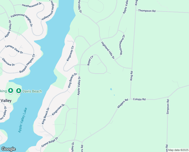 map of restaurants, bars, coffee shops, grocery stores, and more near 737 Royal Circle in Howard
