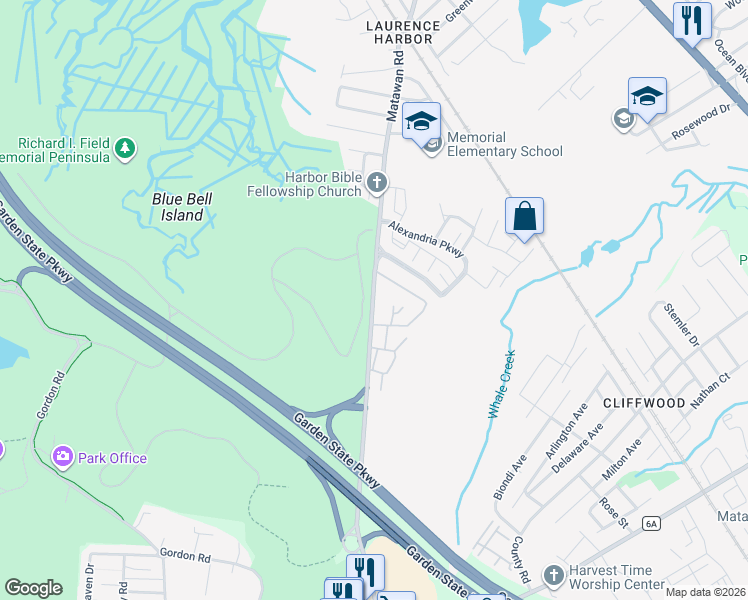 map of restaurants, bars, coffee shops, grocery stores, and more near in 