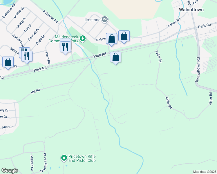 map of restaurants, bars, coffee shops, grocery stores, and more near 640 T-902 in Blandon