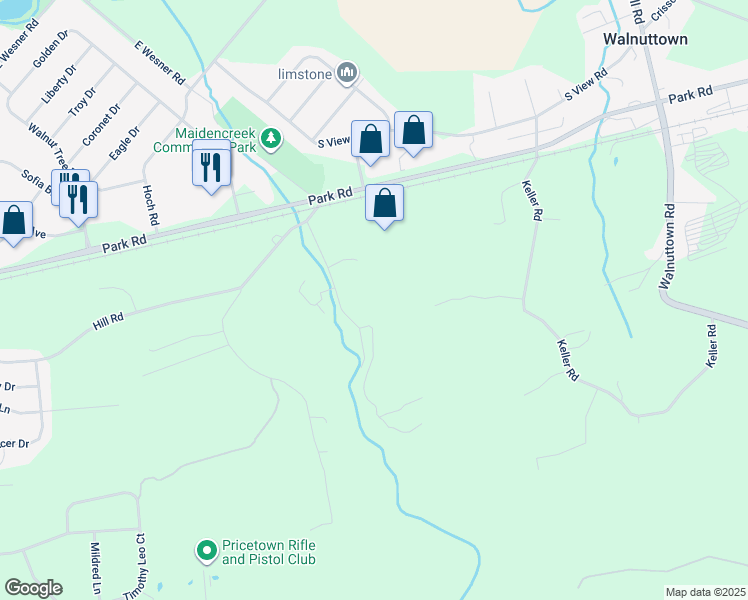 map of restaurants, bars, coffee shops, grocery stores, and more near 640 T-902 in Blandon