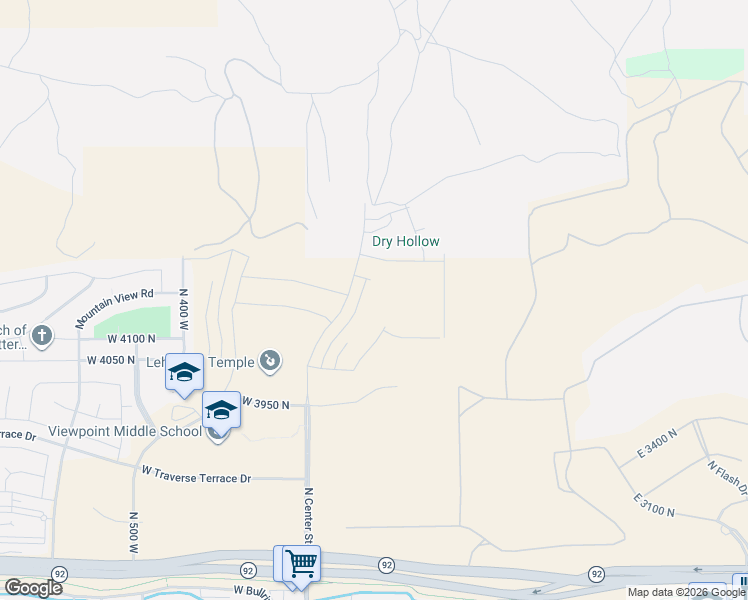 map of restaurants, bars, coffee shops, grocery stores, and more near 4197 Moray Place Drive in Highland