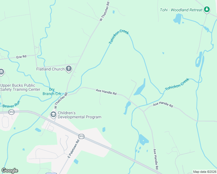 map of restaurants, bars, coffee shops, grocery stores, and more near 151 Axe Handle Road in Quakertown