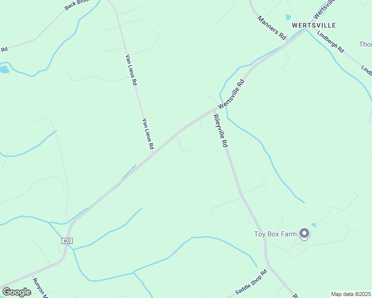 map of restaurants, bars, coffee shops, grocery stores, and more near 258 Wertsville Road in East Amwell Township