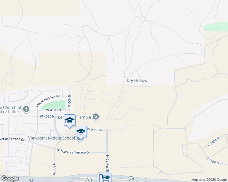 map of restaurants, bars, coffee shops, grocery stores, and more near in Lehi