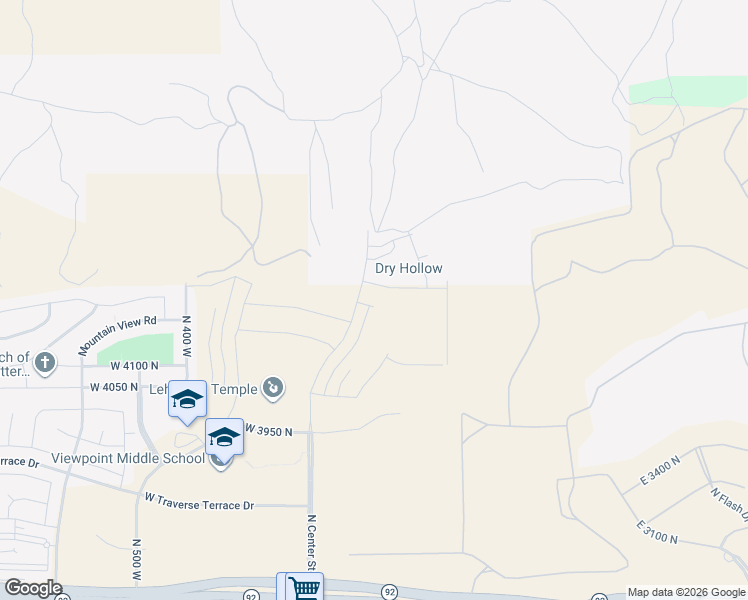 map of restaurants, bars, coffee shops, grocery stores, and more near 159 East Glenbrittle Drive in Highland