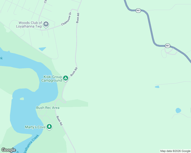 map of restaurants, bars, coffee shops, grocery stores, and more near 842 Bush Rd in New Alexandria
