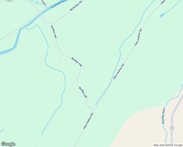 map of restaurants, bars, coffee shops, grocery stores, and more near 230 Bunker Hill Road in Honey Grove