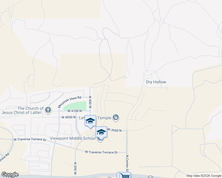 map of restaurants, bars, coffee shops, grocery stores, and more near 185 Glenbrittle Drive in Lehi