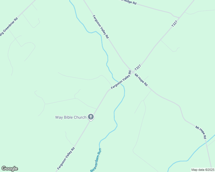 map of restaurants, bars, coffee shops, grocery stores, and more near 2920 Ferguson Valley Road in McVeytown