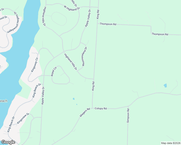 map of restaurants, bars, coffee shops, grocery stores, and more near 14709 King Road in Howard