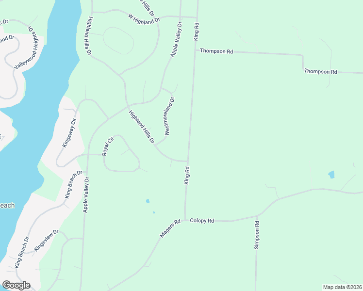 map of restaurants, bars, coffee shops, grocery stores, and more near 14709 King Road in Howard