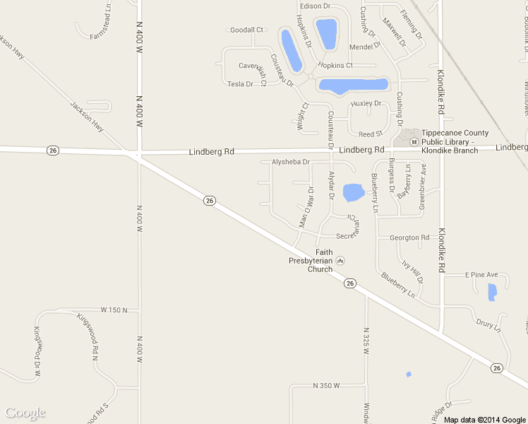 map of restaurants, bars, coffee shops, grocery stores, and more near 3599 Chateaugay Court in West Lafayette