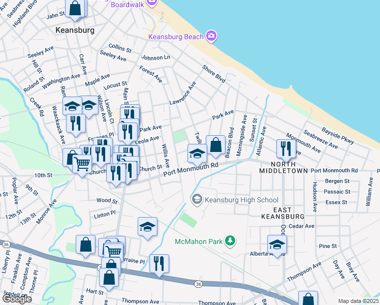 24 Crescent Street, Keansburg NJ Walk Score