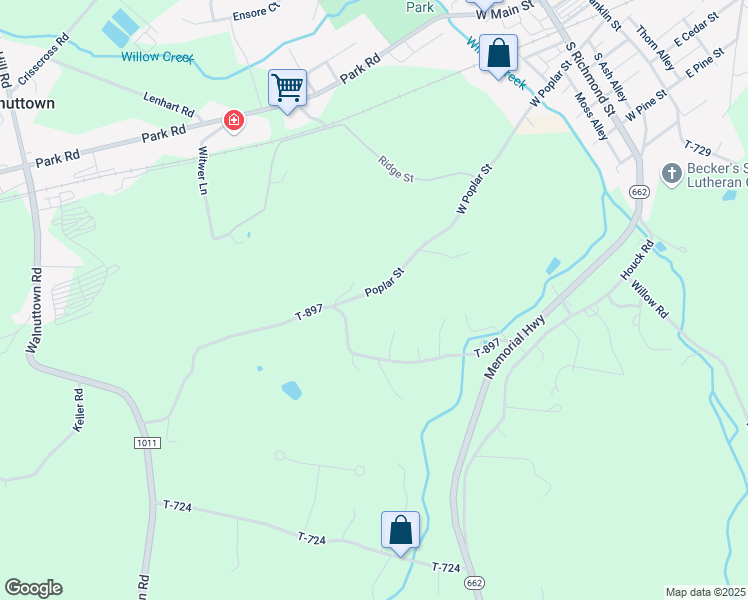 map of restaurants, bars, coffee shops, grocery stores, and more near 323 Poplar Street in Fleetwood