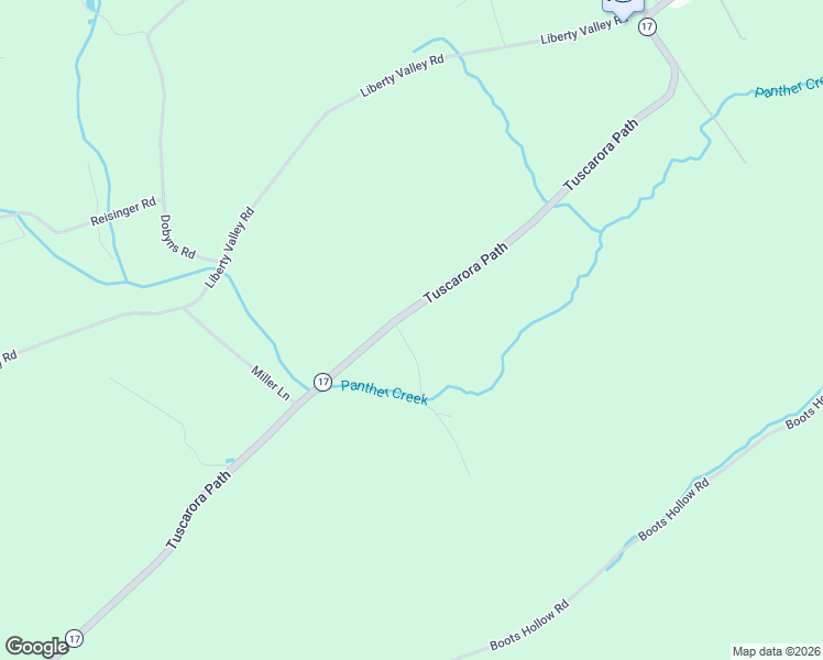 map of restaurants, bars, coffee shops, grocery stores, and more near 1281 Tuscarora Path in Ickesburg