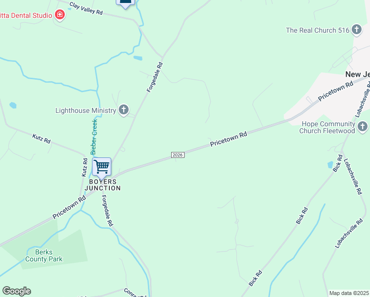 map of restaurants, bars, coffee shops, grocery stores, and more near 88 Pricetown Rd in Fleetwood