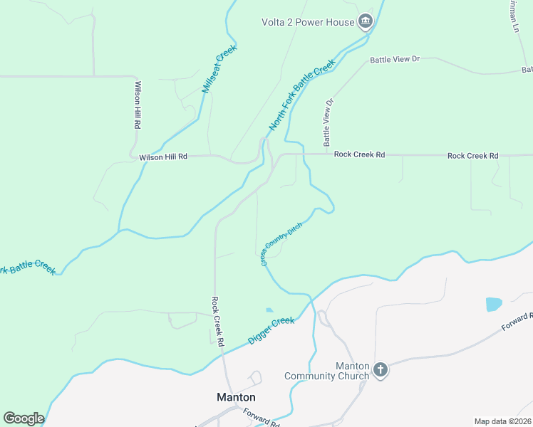 map of restaurants, bars, coffee shops, grocery stores, and more near 5397 Ole Avenue in Manton