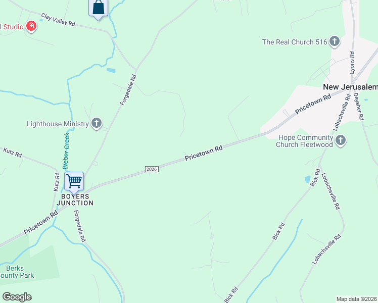 map of restaurants, bars, coffee shops, grocery stores, and more near 78 Pricetown Road in Fleetwood