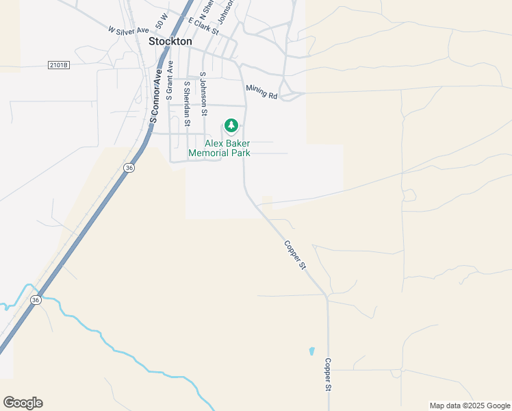 map of restaurants, bars, coffee shops, grocery stores, and more near 500 S Silver Ave in Stockton
