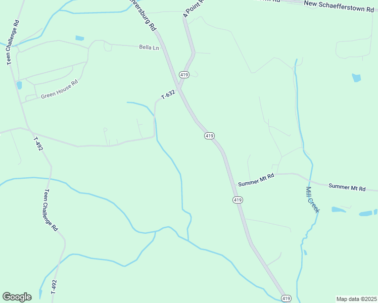 map of restaurants, bars, coffee shops, grocery stores, and more near 4926 Pennsylvania 419 in Womelsdorf