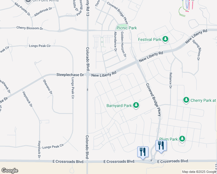 map of restaurants, bars, coffee shops, grocery stores, and more near 2006 Autumn Moon Drive in Windsor