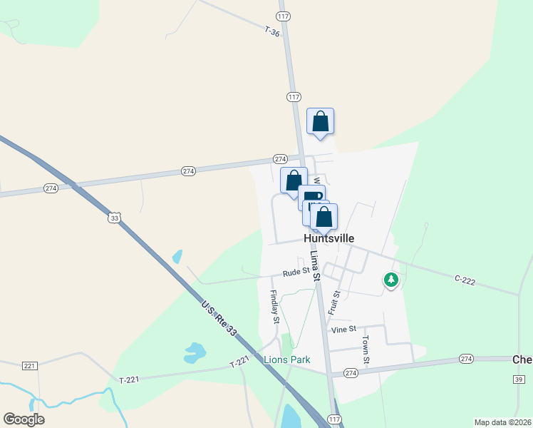 map of restaurants, bars, coffee shops, grocery stores, and more near 6786 Wilmont Terrace in Huntsville