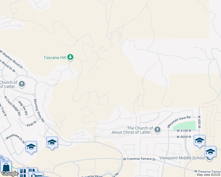 map of restaurants, bars, coffee shops, grocery stores, and more near 1138 West Autumn View Circle in Lehi
